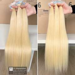 iqueenla #613 Blonde Color Straight Hair Tape In 1/3/4 Packs 20/60/80 Pcs Deal