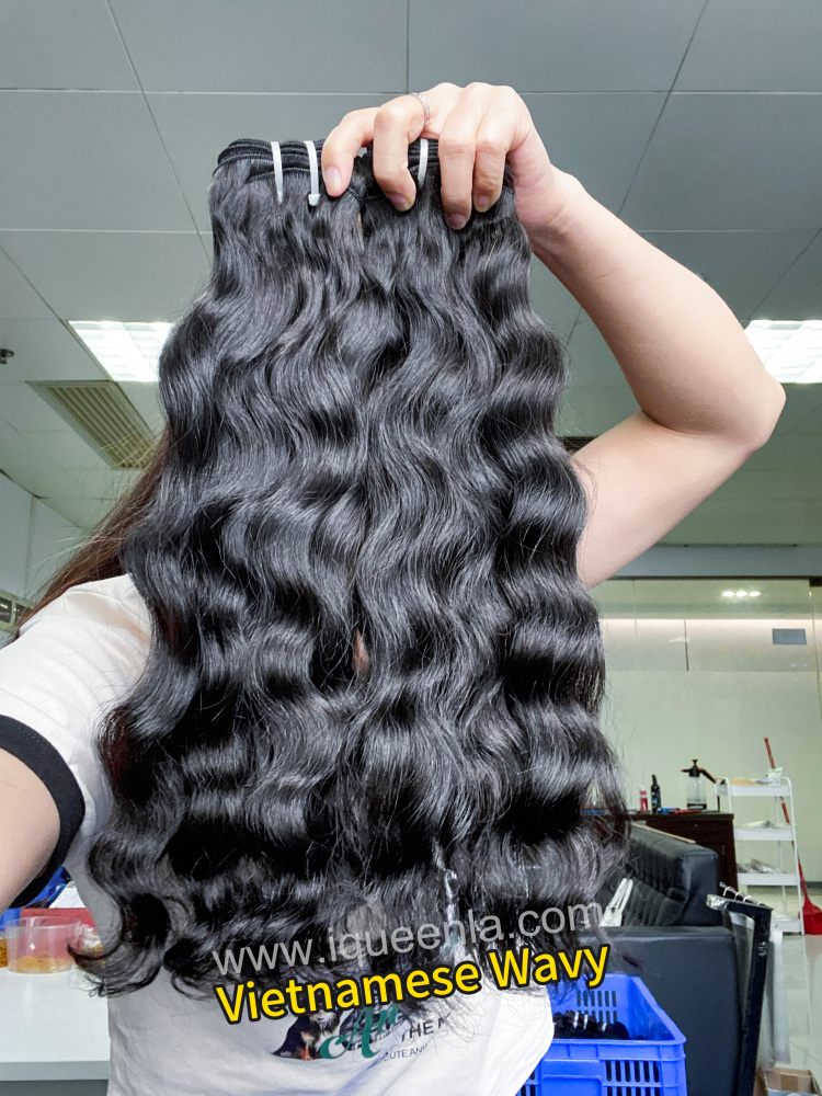 iqueenla Vietnamese Wavy Raw Hair Bundle 1/3/4 Lots Deal