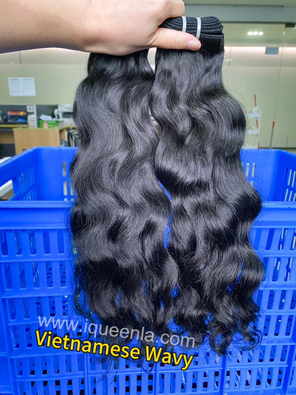 iqueenla Vietnamese Wavy Raw Hair Bundle 1/3/4 Lots Deal