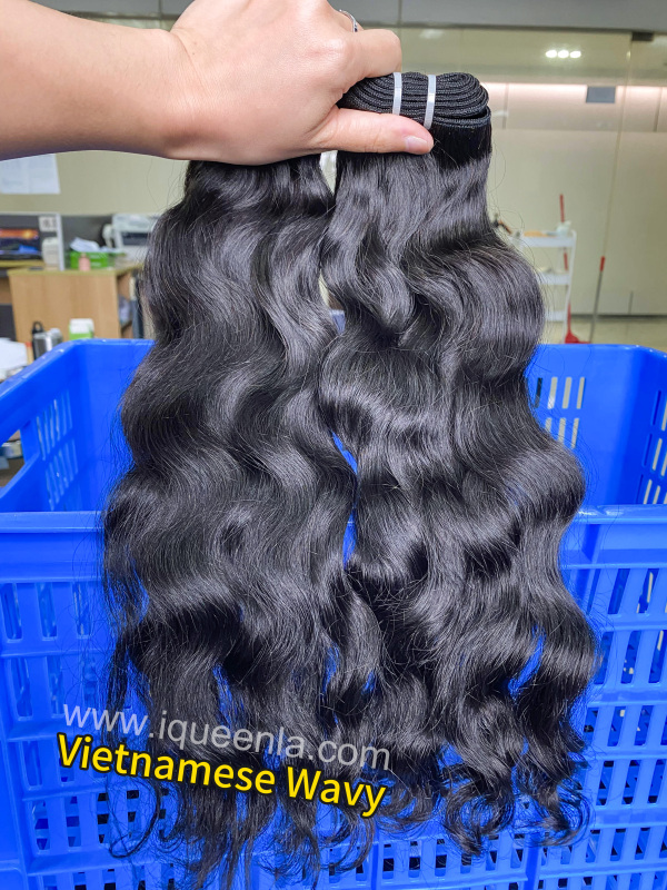 iqueenla Vietnamese Wavy Raw Hair Bundle 1/3/4 Lots Deal