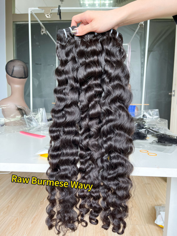 iqueenla Cambodian Hair Burmese Wavy Extensions 1/3/4 Bundles Deal
