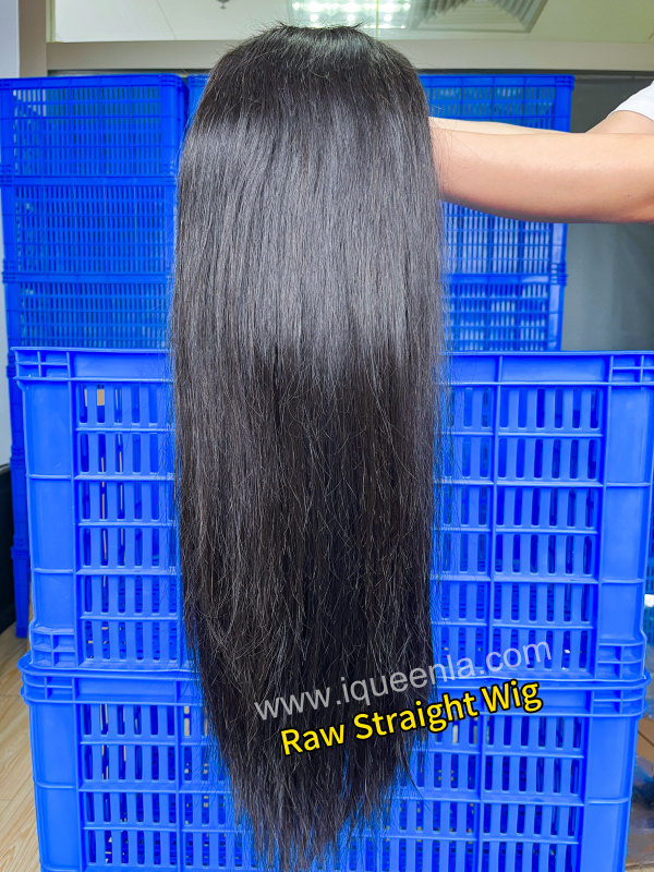 iqueenla Raw Straight 4x4/5x5/6x6/13x4/13x6 HD and Transparent Lace Wig 200% & 300% Density