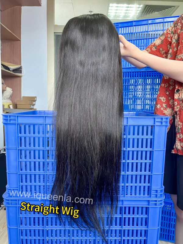 iqueenla Straight 5x5/13x4/13x6 Transparent and HD Full Lace Pre-made Wig