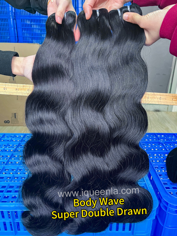 iqueenla Vietnames Body Wave Super Double Drawn Hair Bundle 1/3/4 Pcs Deal