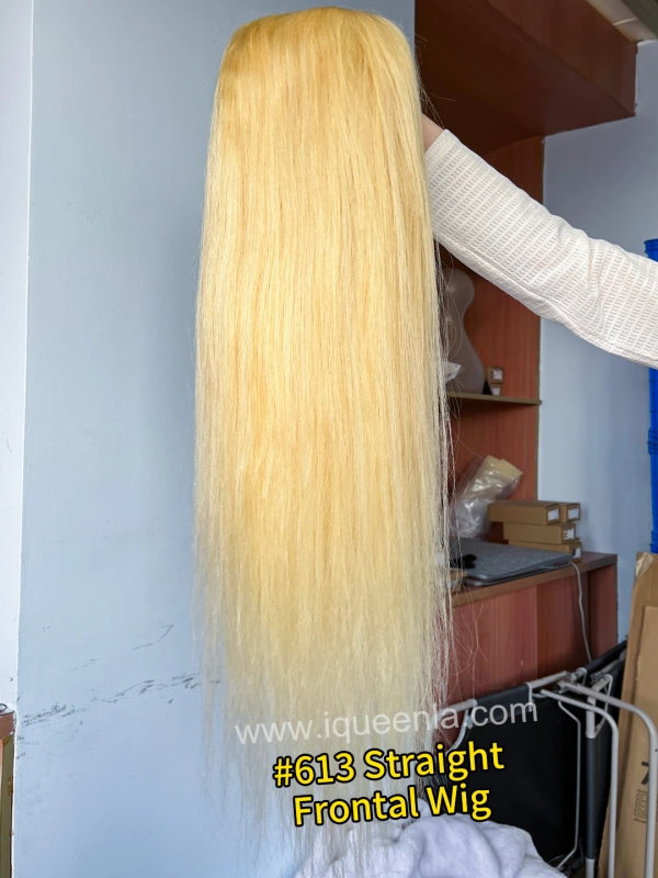 iqueenla #613 Straight 13x4 and Full Transparent Lace Frontal Pre-made Wig