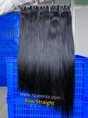 iqueenla Cambodian Hair Raw Straight Extensions 1/3/4 Bundles Deal