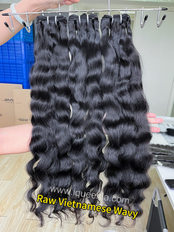 iqueenla Vietnamese Wavy Raw Hair Bundle 1/3/4 Lots Deal