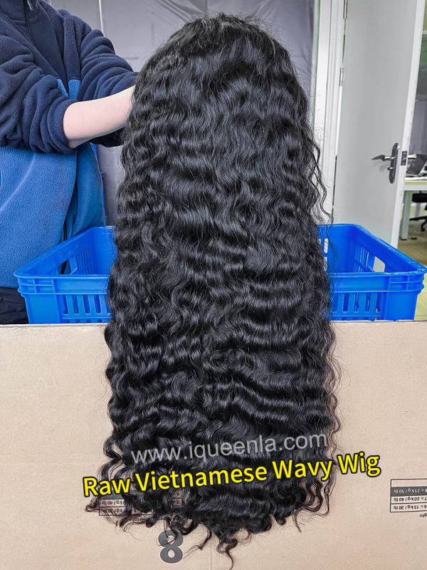 iqueenla Vietnamese Wavy 4x4/5x5/6x6/13x4/13x6 HD and Transparent Lace Wig 200% & 300% Density