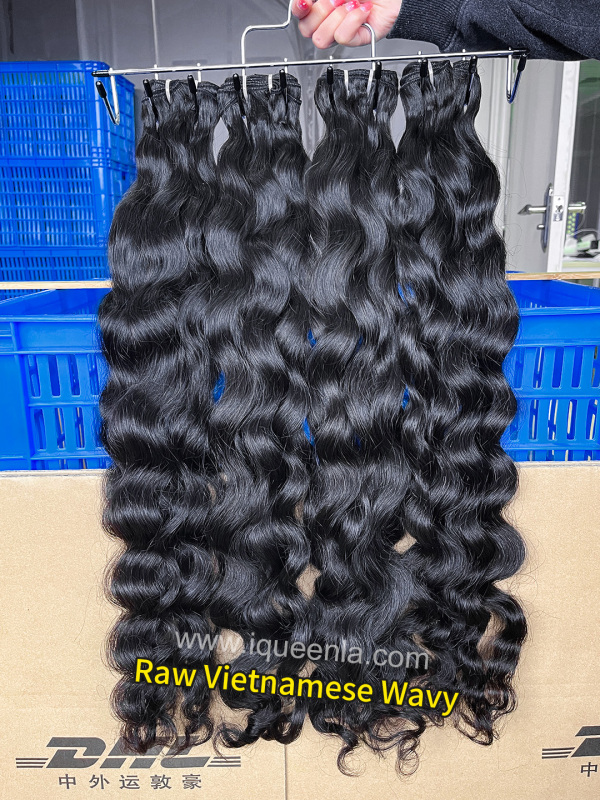 iqueenla Vietnamese Wavy Raw Hair Bundle 1/3/4 Lots Deal