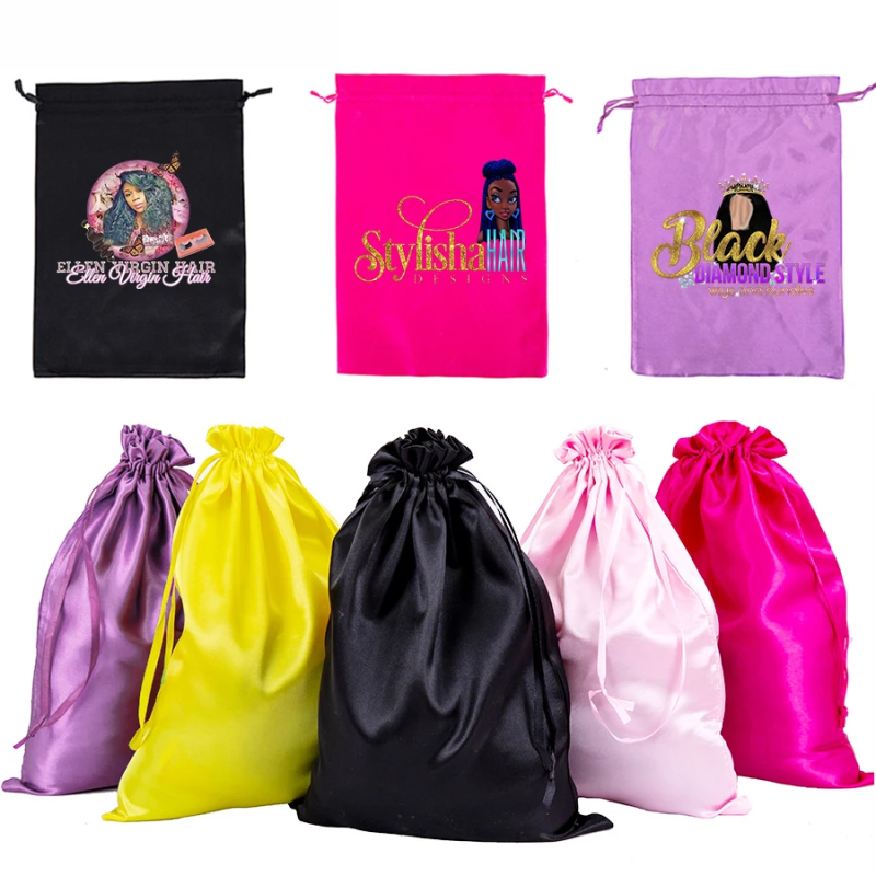 iqueenla Customize 20x30 and 25x35 Satin Bags 100pcs