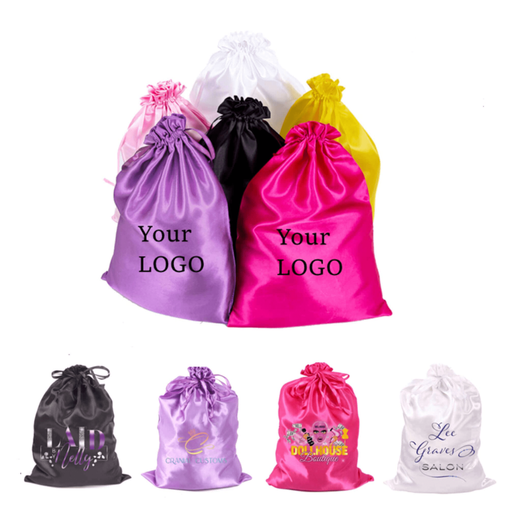 iqueenla Customize 20x30 and 25x35 Satin Bags 100pcs