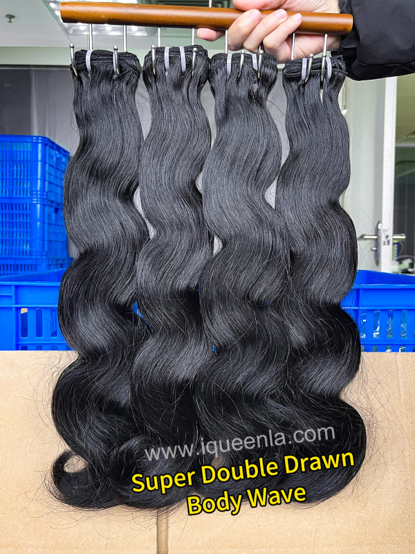 iqueenla Vietnames Body Wave Super Double Drawn Hair Bundle 1/3/4 Pcs Deal