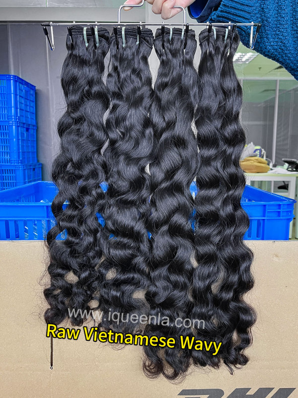 iqueenla Vietnamese Wavy Raw Hair Bundle 1/3/4 Lots Deal