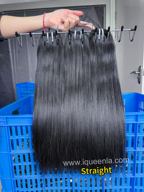 iqueenla High Quality Straight Luxury Human Hair 1/3/4 Bundles Deal