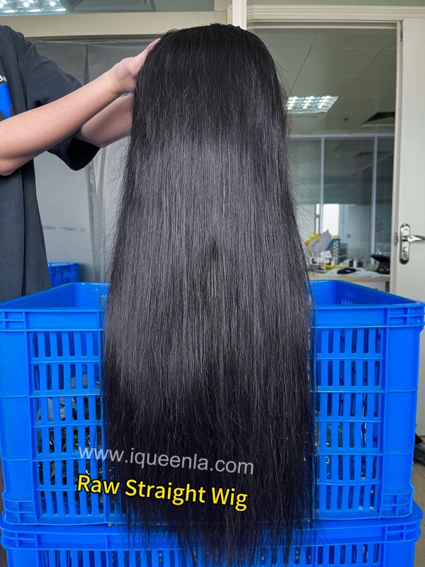 iqueenla Raw Straight Hair U Part Wig 200% & 300% Density
