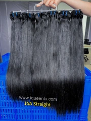 iqueenla 15A Top Straight Virgin Hair 1/3/4 Bundles Deals