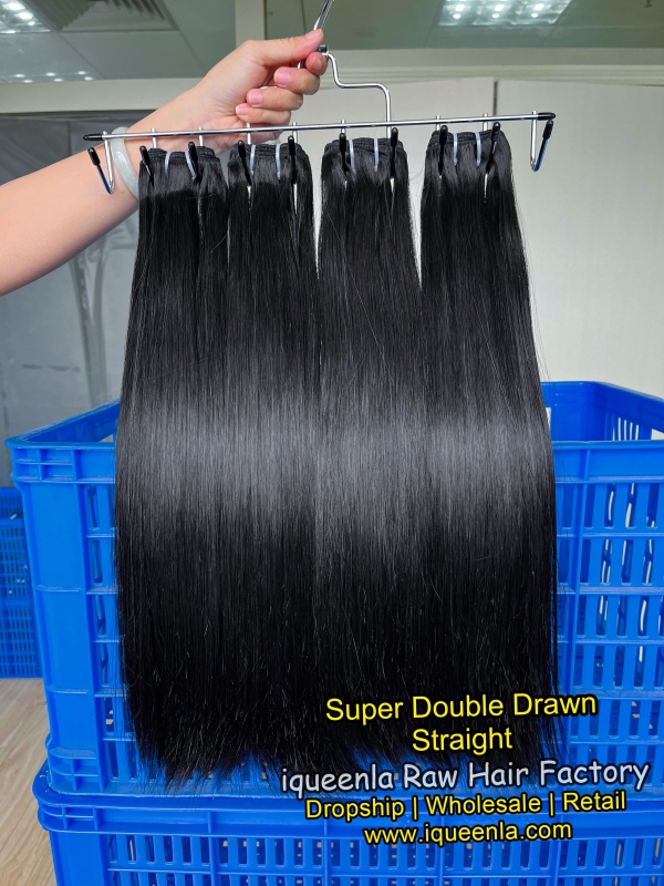 iqueenla High Quality Straight Luxury Human Hair 1/3/4 Bundles Deal