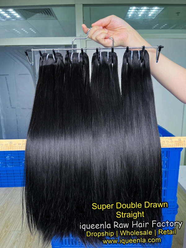 iqueenla High Quality Straight Luxury Human Hair 1/3/4 Bundles Deal