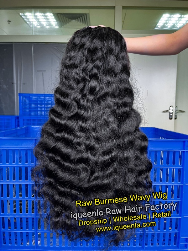 iqueenla Burmese Wavy Raw Hair Headband Wig 200% & 300% Density