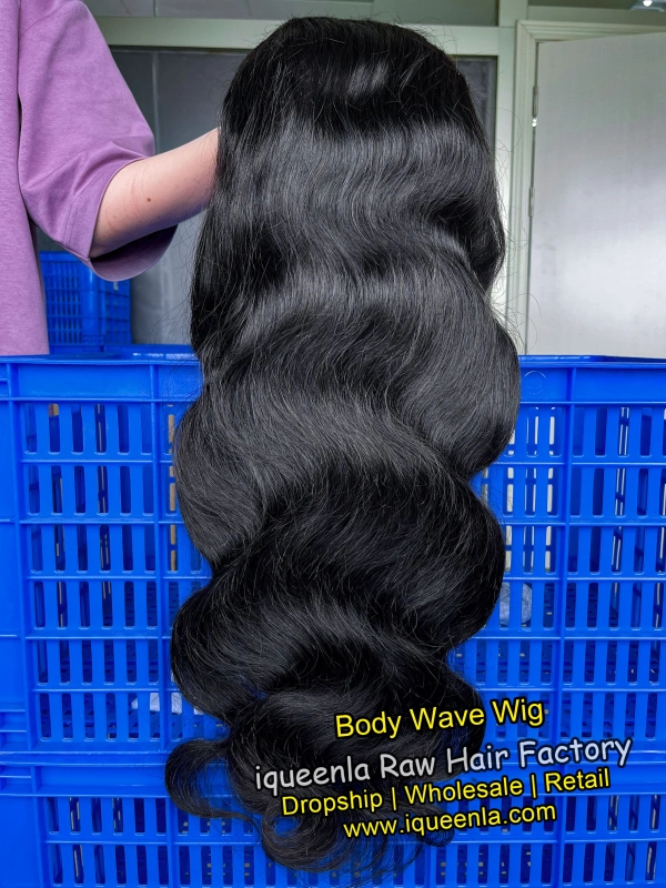 iqueenla Body Wave 5x5/13x4 Transparent and HD Full Lace Pre-made Wig