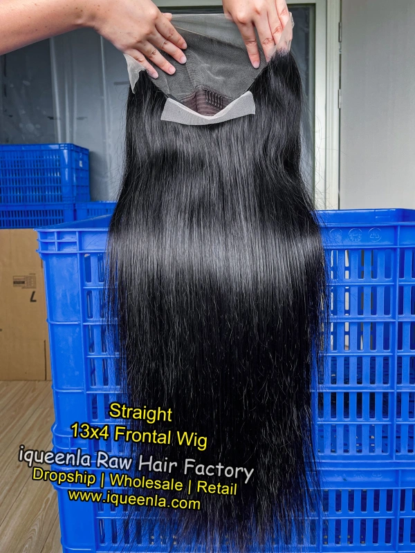 iqueenla Straight 5x5/13x4 Transparent and HD Full Lace Pre-made Wig