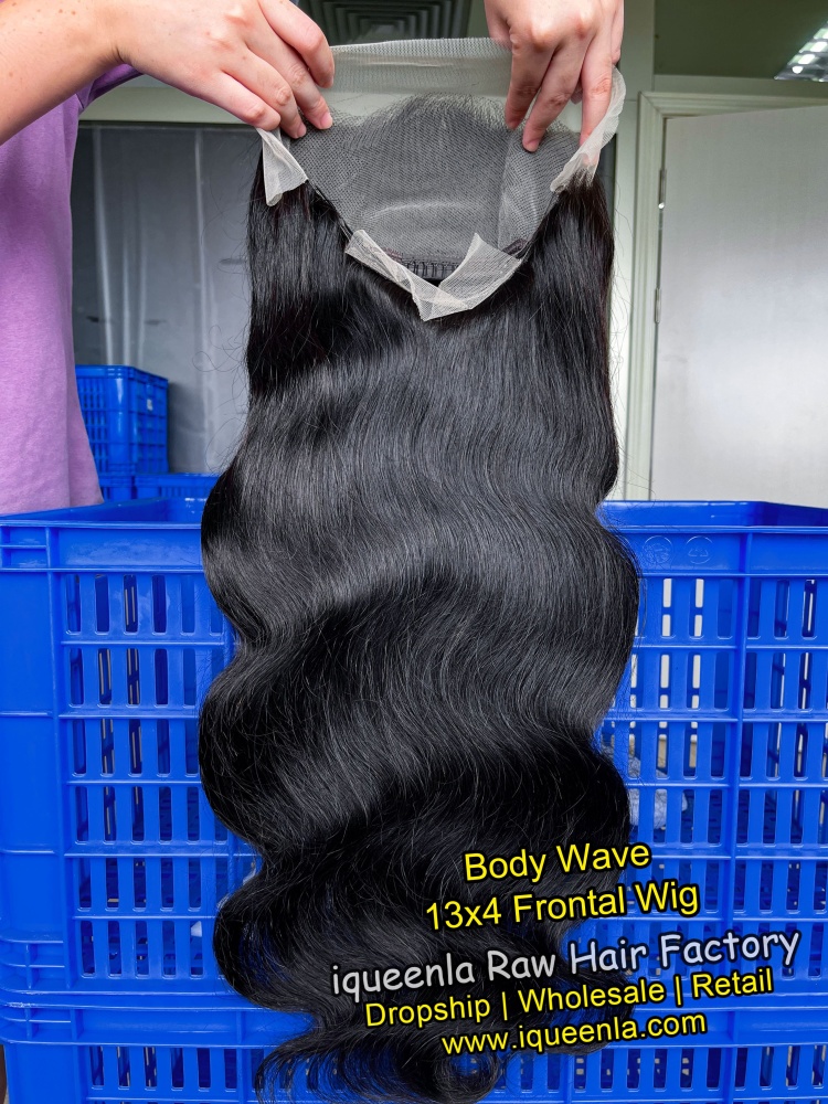 iqueenla Body Wave 5x5/13x4 Transparent and HD Full Lace Pre-made Wig