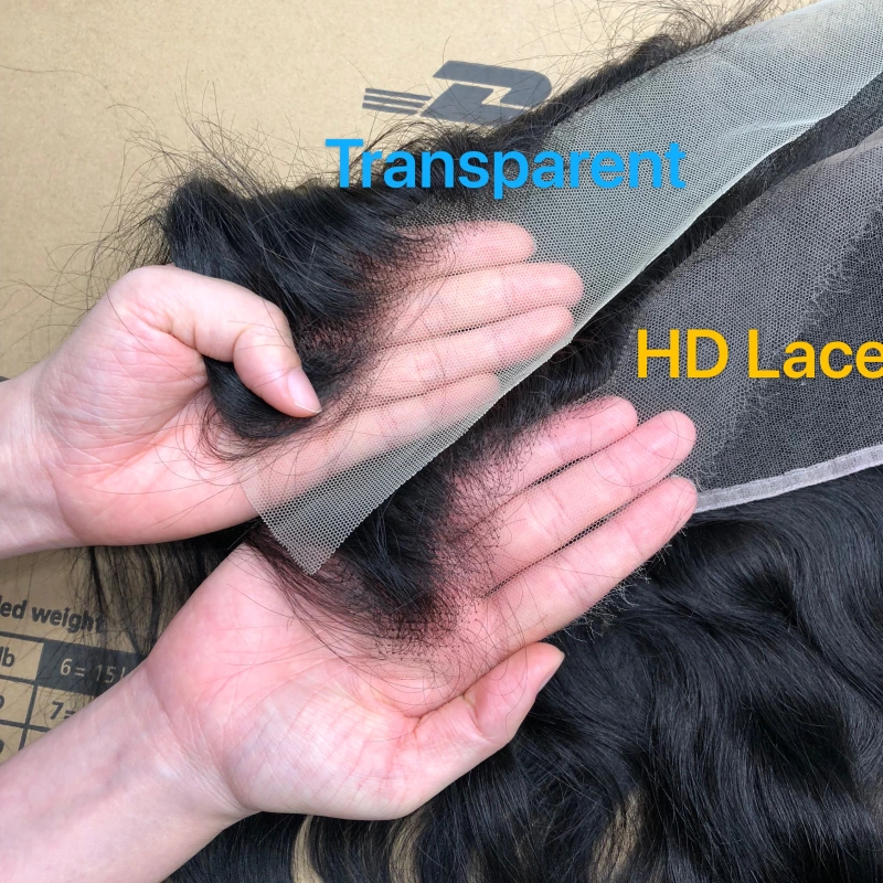 iqueenla Kinky Straight 4x4/5x5/6x6/13x4/13x6 Transparent and HD Lace Frontal