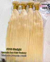 iqueenla Blonde #613 Straight Virgin Human Hair 1/3/4 Bundles Deals
