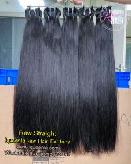 iqueenla Raw Straight Hair 1/3/4 Bundles Deals