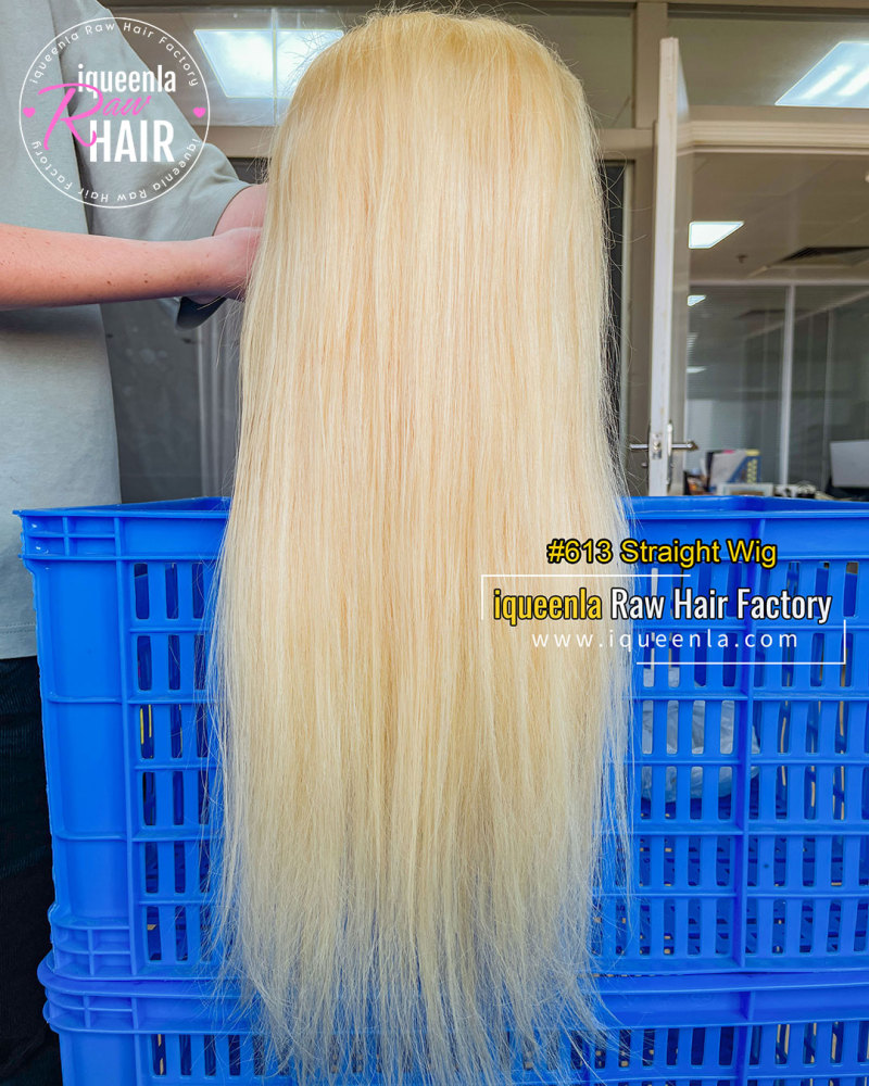 iqueenla #613 Straight 13x4 and Full Transparent Lace Frontal Pre-made Wig