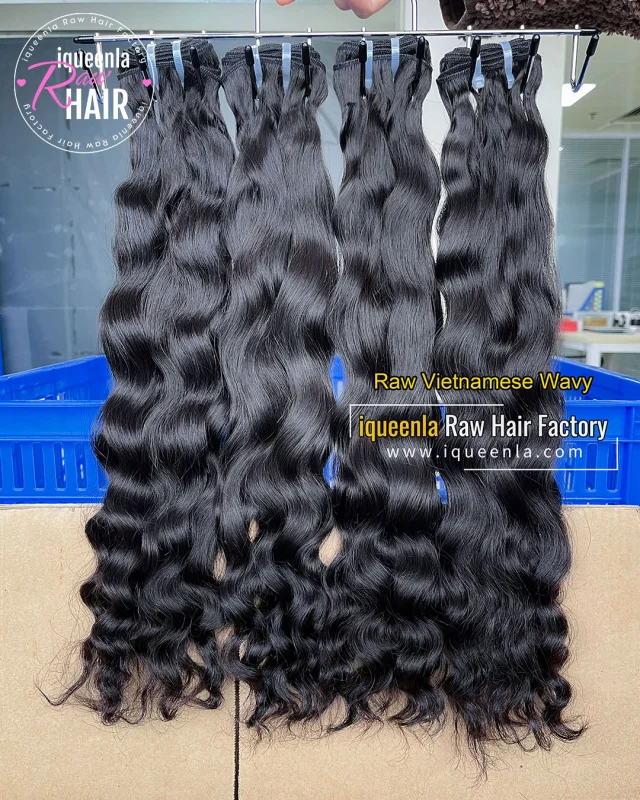 iqueenla Vietnamese Wavy Raw Hair Bundle 1/3/4 Lots Deal