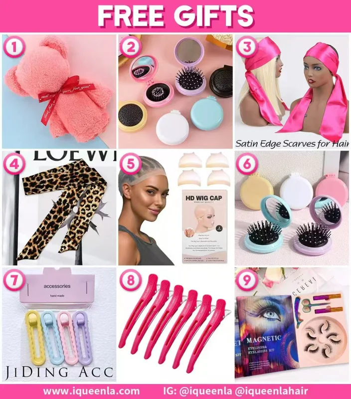 iqueenla Free Gifts For Human Hair Deal