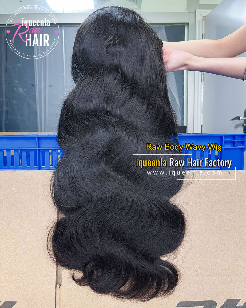 iqueenla Raw Body Wave 4x4/5x5/6x6/13x4/13x6 HD and Transparent Lace Wig 200% & 300% Density