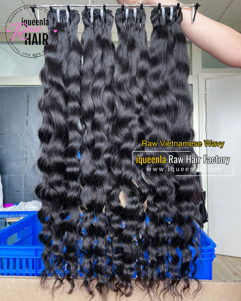 iqueenla Pure Unprocessed Vietnamese Wavy 100% Raw Hair Bundle 1/3/4 Lots- Authentic & Versatile Deals
