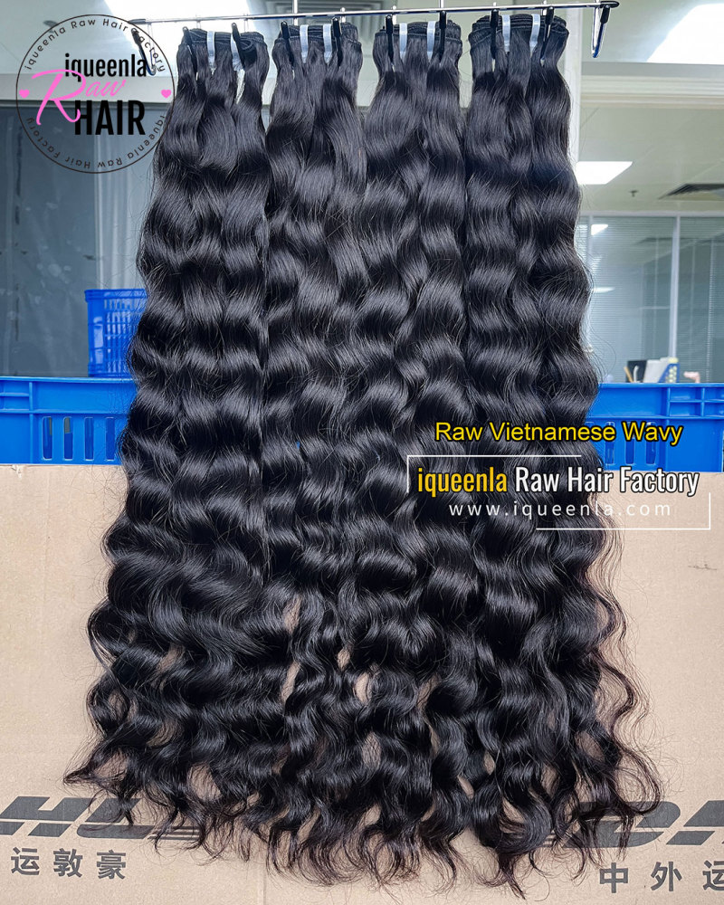 iqueenla Pure Unprocessed Vietnamese Wavy 100% Raw Hair Bundle 1/3/4 Lots- Authentic & Versatile Deals