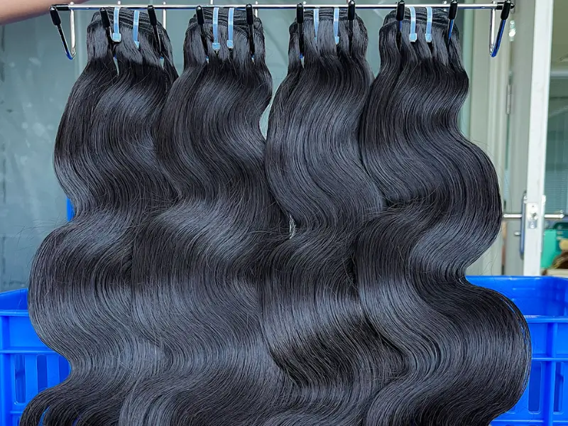 Iqueenla Raw Hair Bundle Display