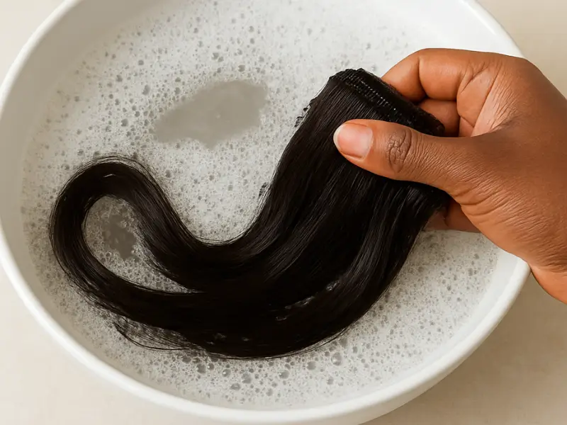 Neutralizing Shampoo Test Raw Hair