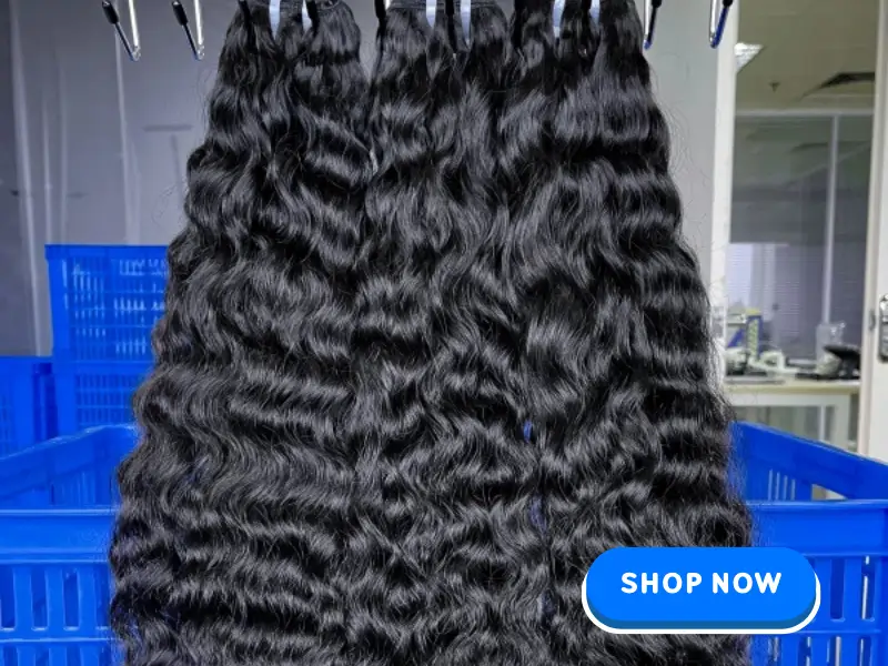 Iqueenla Cambodian Wavy Tangle-Free & Single Donor Raw Hair bundle