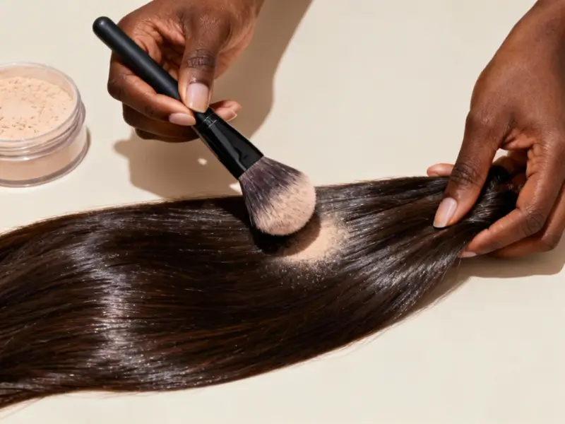 How To Make A Wig Look Less Shiny Matte Setting Powder