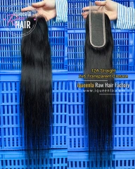 iqueenla Straight 2x6/4x4/5x5/6x6/13x4/13x6 Transparent and HD Lace Frontal