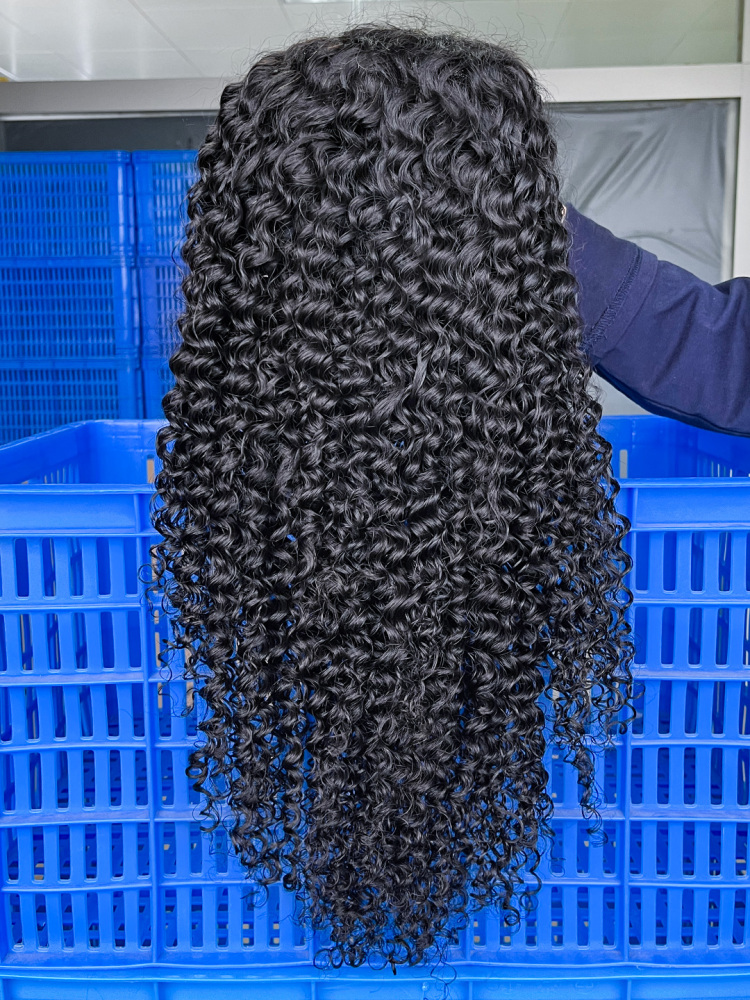 iqueenla Jerry Curly 4x4/5x5/13x4 Transparent and HD Lace Pre-made Wig