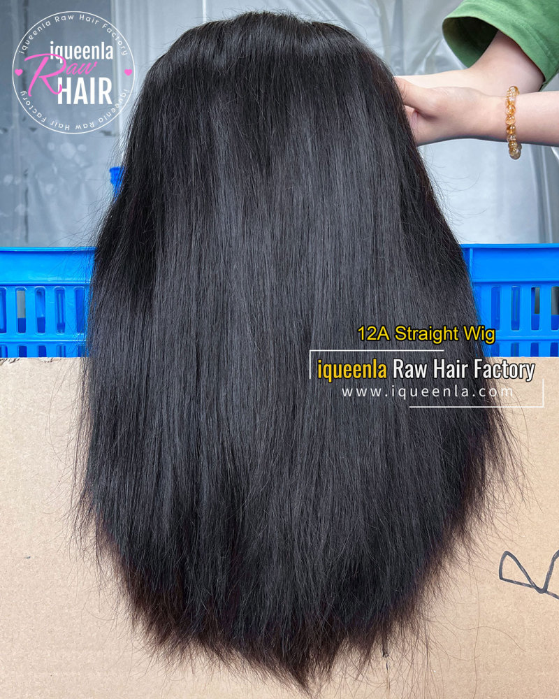 Iqueenla 12A Straight Customize Lace Wigs With HD & Transparent Lace