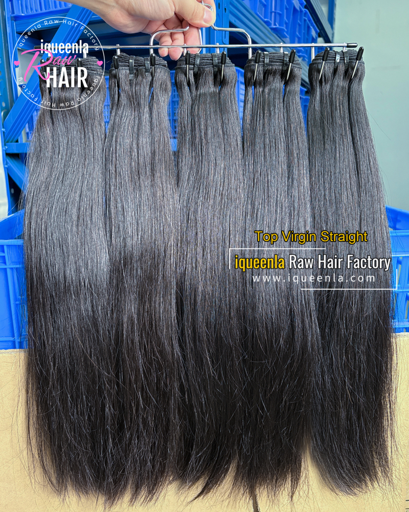 iqueenla Top Virgin Straight Full and Thick Virgin hair