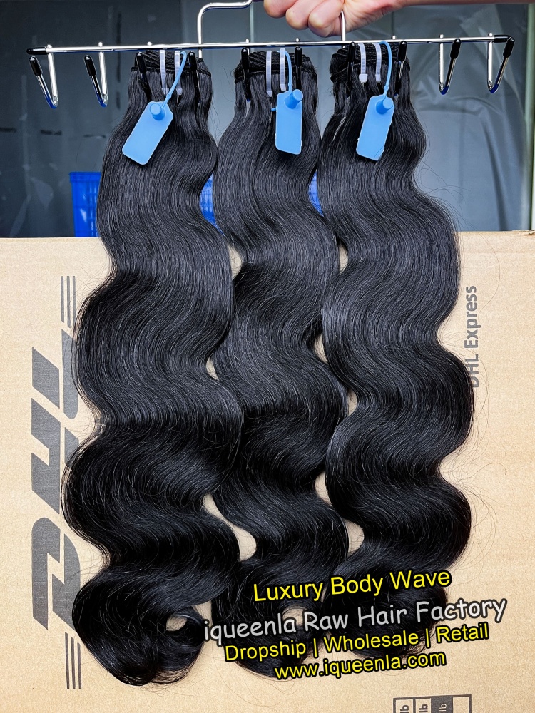 iqueenla Exclusive Luxury Hair Premium Body Wave Human Hair 1/3/4 Bundles Deal