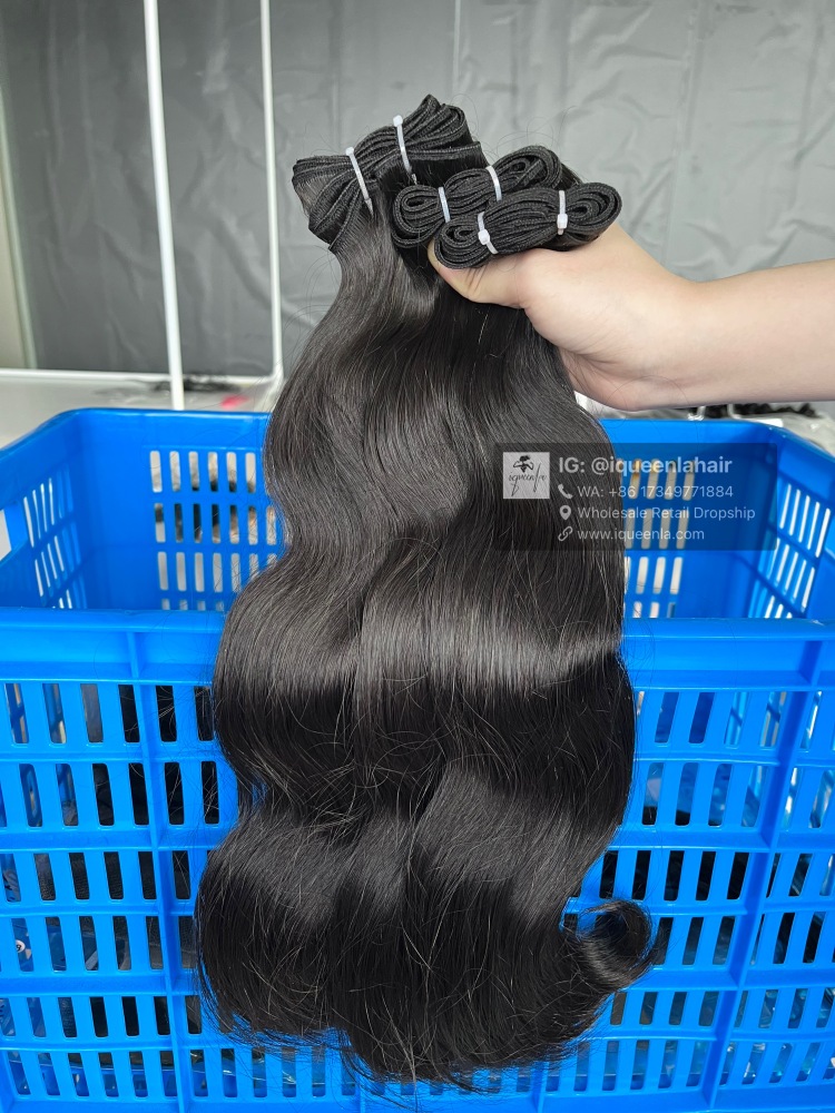 iqueenla Vietnames Body Wave Super Double Drawn Hair Bundle 1/3/4 Pcs Deal