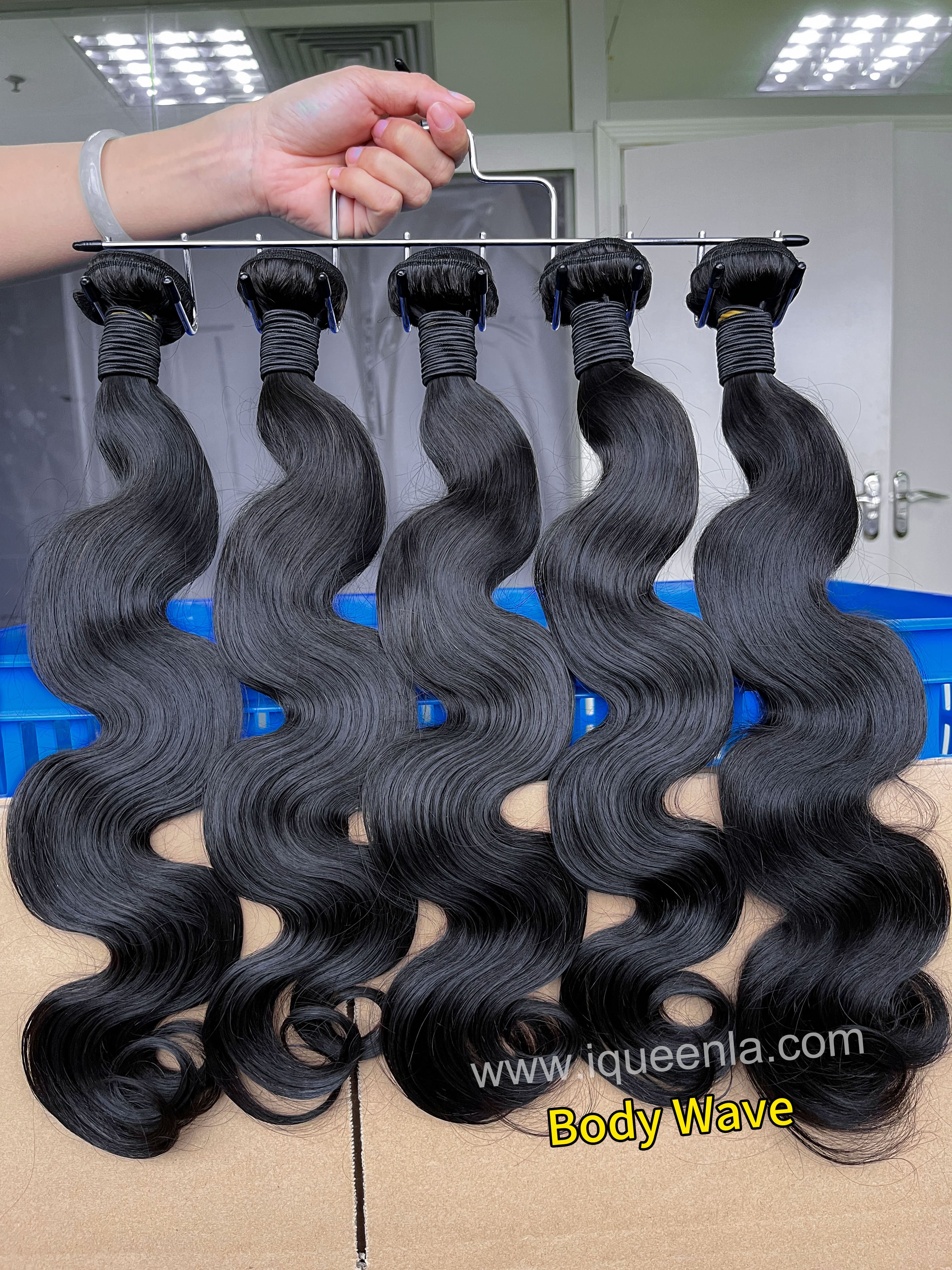 iqueenla 12A Mink Body Wave Long-Lasting Human Hair 1/3/4 Bundles Deals