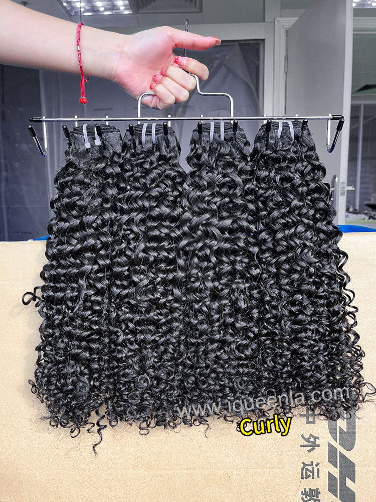 iqueenla Luxury Culry 100% Human Hair 1/3/4 Bundles Deal