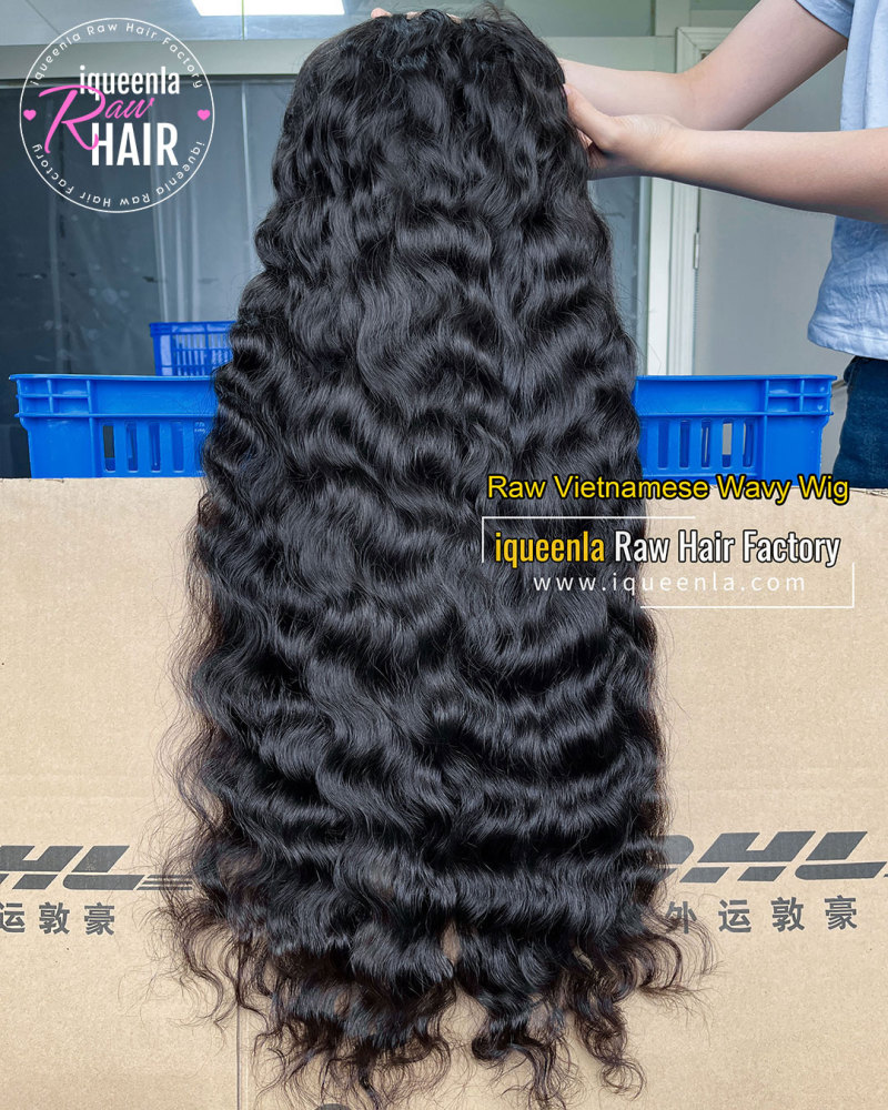 iqueenla Customize Raw Vietnamese Wavy lace wig for all kinds of constructions
