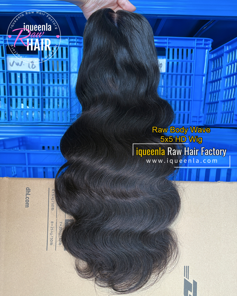 iqueenla Customize Raw Body Wave lace wig for all kinds of constructions
