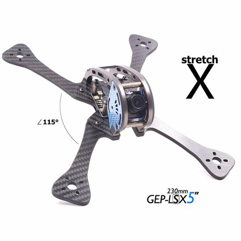 GEP-LSX5 230mm Stretch X FPV Racing Quad Frame